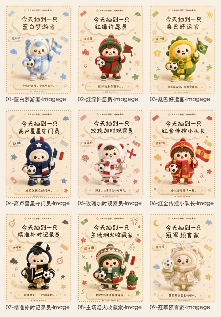 世界杯球迷身份卡套卡预览